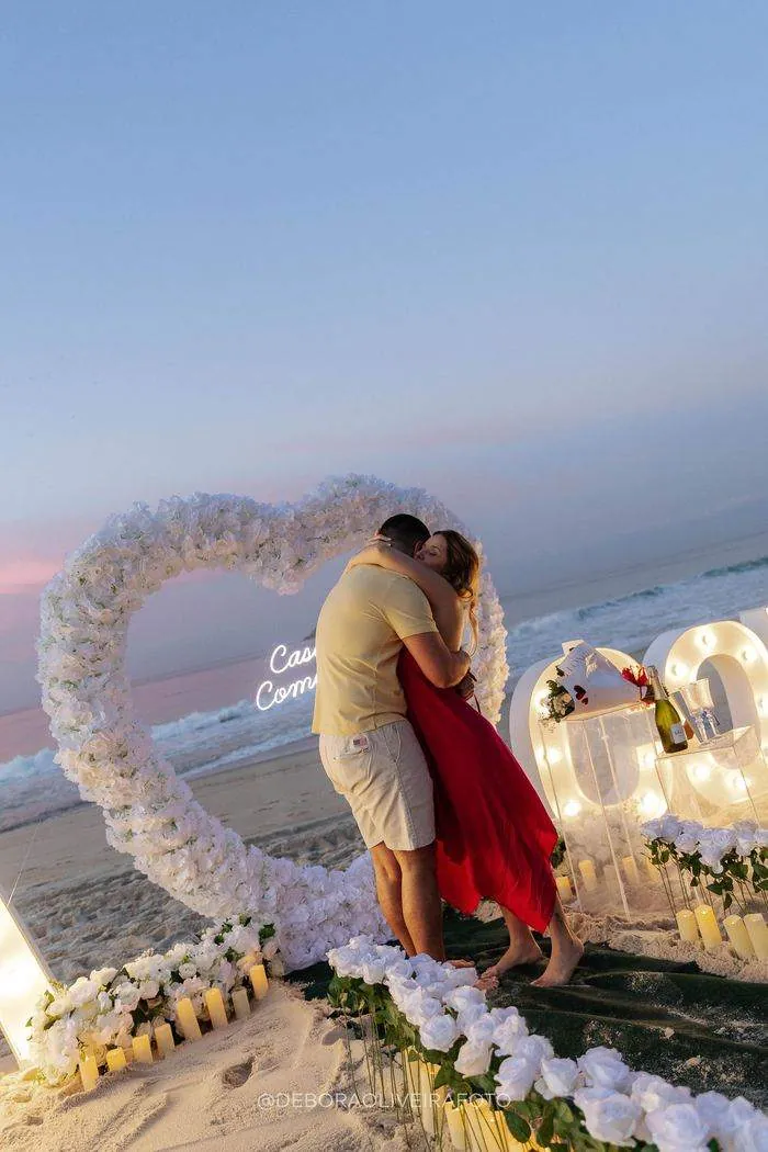 Sunrise Beach Marriage Proposal in Rio de Janeiro: Guilherme and Gabriele – photo 13
