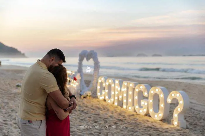 Sunrise Beach Marriage Proposal in Rio de Janeiro: Guilherme and Gabriele – photo 30