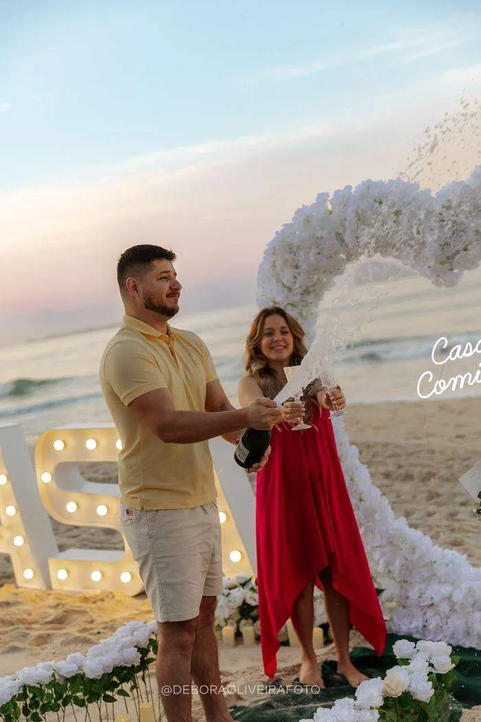 Sunrise Beach Marriage Proposal in Rio de Janeiro: Guilherme and Gabriele – photo 34