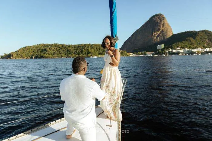 Sunset Sailboat Marriage Proposal in Rio de Janeiro: Jay & Blondine – foto 5