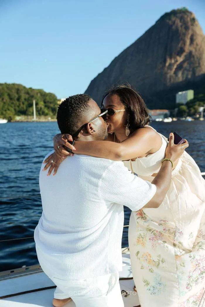 Sunset Sailboat Marriage Proposal in Rio de Janeiro: Jay & Blondine – foto 8
