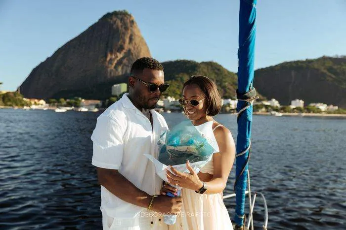 Sunset Sailboat Marriage Proposal in Rio de Janeiro: Jay & Blondine – foto 11