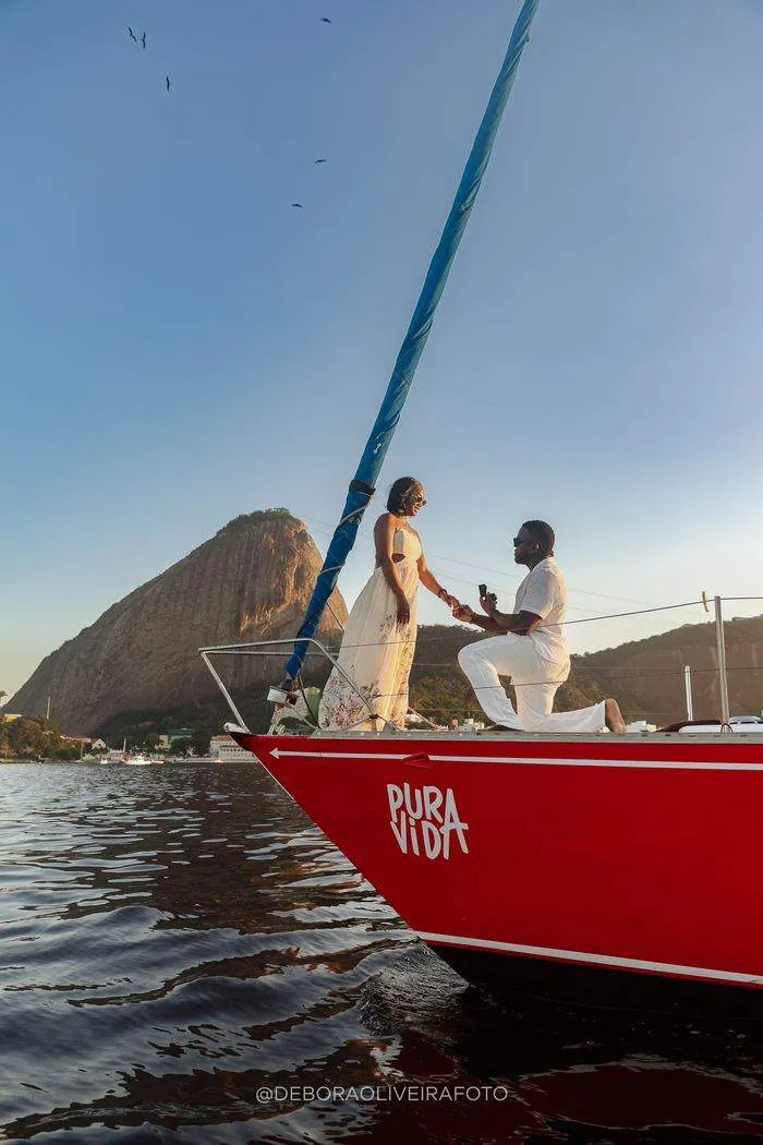 Sunset Sailboat Marriage Proposal in Rio de Janeiro: Jay & Blondine – foto 31