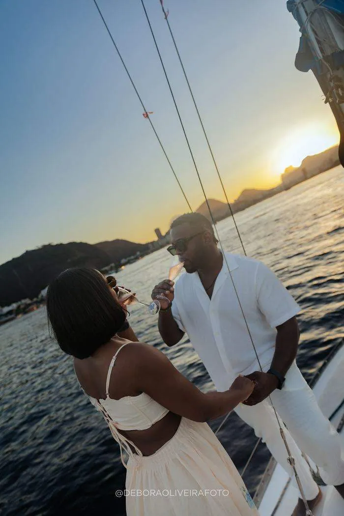 Sunset Sailboat Marriage Proposal in Rio de Janeiro: Jay & Blondine – foto 34