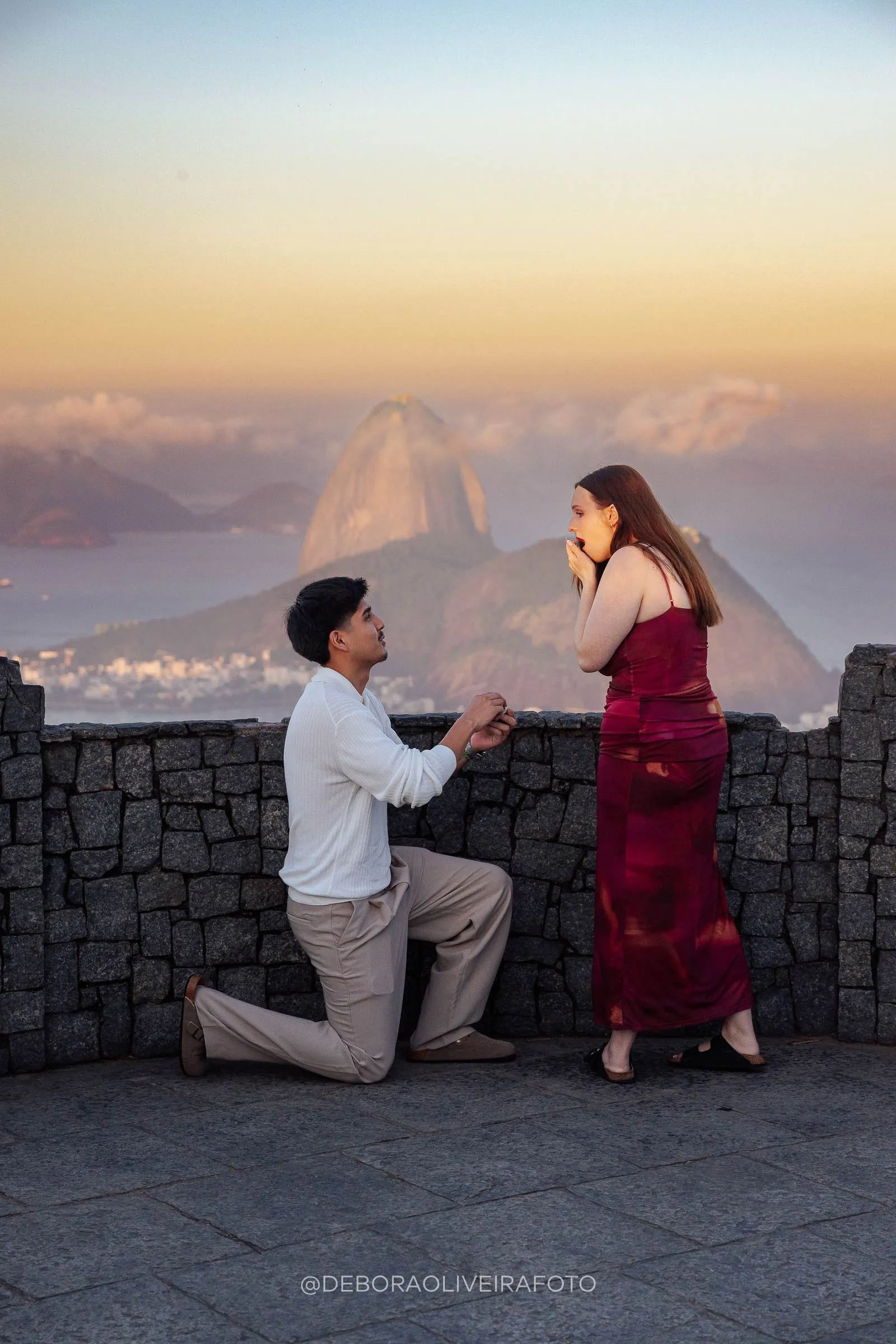 Marriage Proposal at Mirante Dona Marta, Rio de Janeiro: Sergio & Mac
